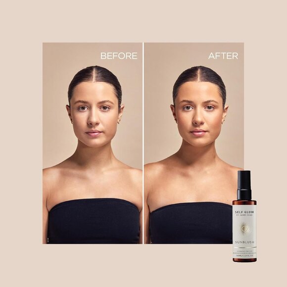 James Read-Sunblush Hydrating Tan Mist with Rosewater|Gradual Tanner to Hydrate - Picture 7 of 8